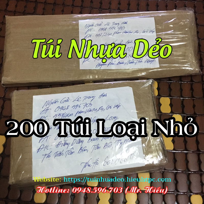 Túi nhựa dẻo PVC gửi đi tây ninh